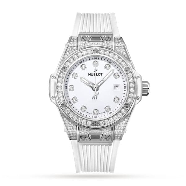 Hublot Big Bang Women Automatic White Rubber Watch 485.SE.2210.RW.1604