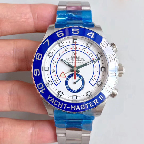 Replica Rolex Yacht-Master II 116689 JF Stainless Steel White